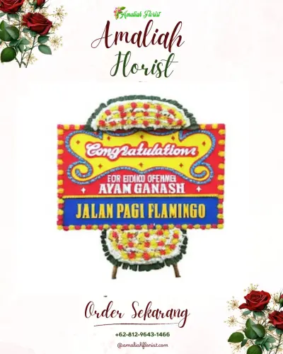 Bunga Papan Congratulation di Nambo Jaya